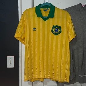 Adidas Vintage Brazil Lifestyle Collared Shirt